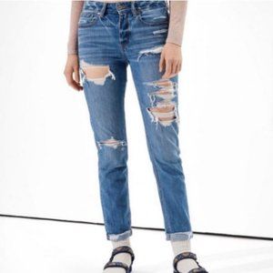 American Eagle Tomgirl Jeans Boyfriend 8 Stretch
